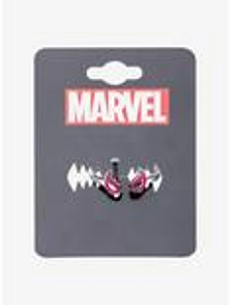 Marvel Spider-Man Spider Gwen Eyes Logo Ring