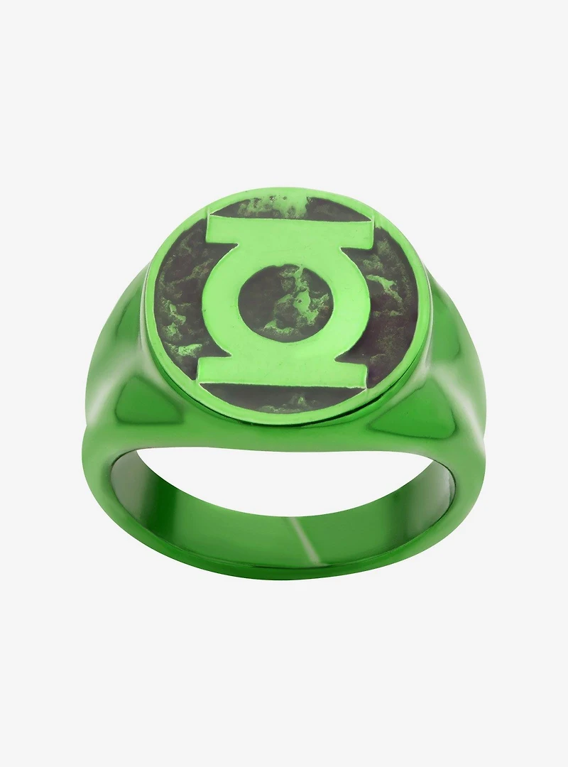 DC Comics Green Lantern "Will Power" Symbol Stainless Steel Ring