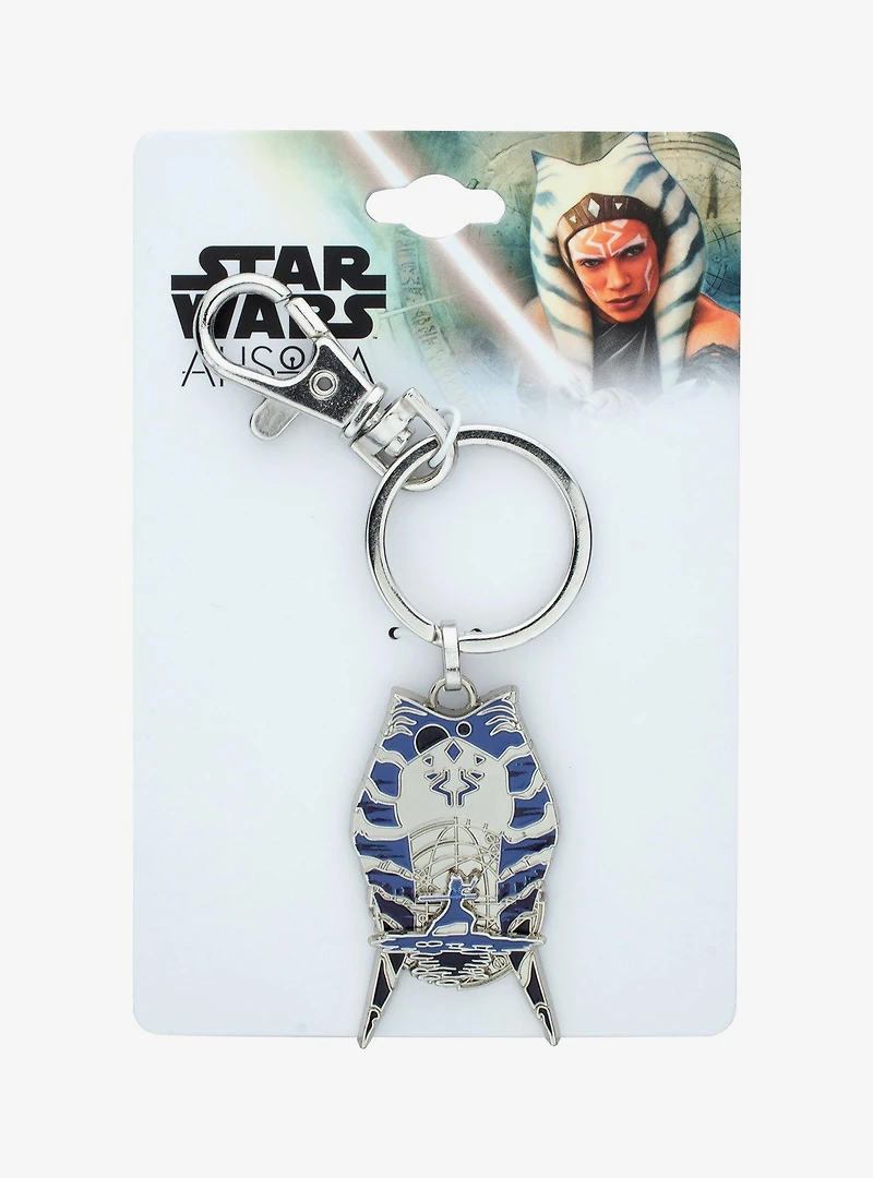 Star Wars Ahsoka Layered Keychain