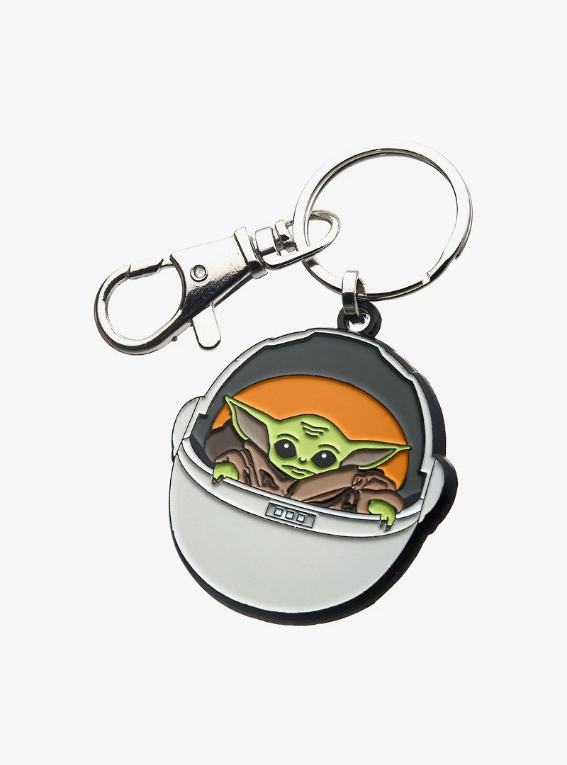 Star Wars: The Mandalorian Grogu in Carriage Keychain