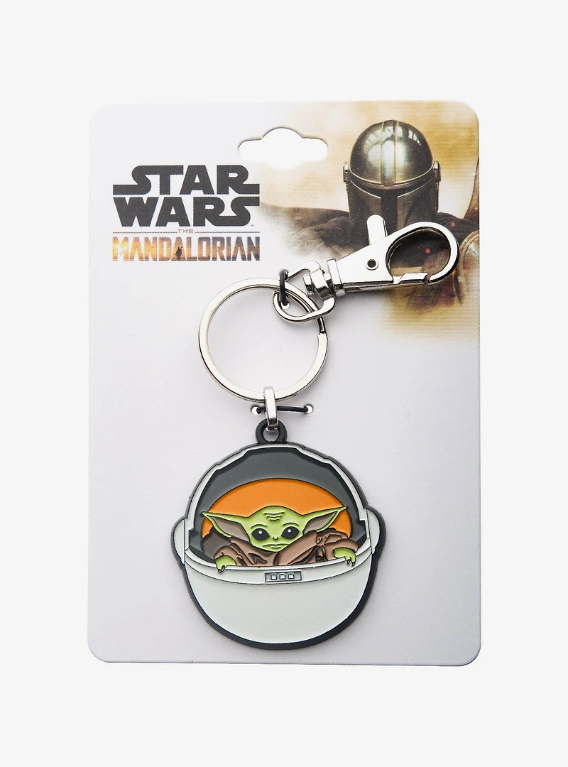Star Wars: The Mandalorian Grogu in Carriage Keychain