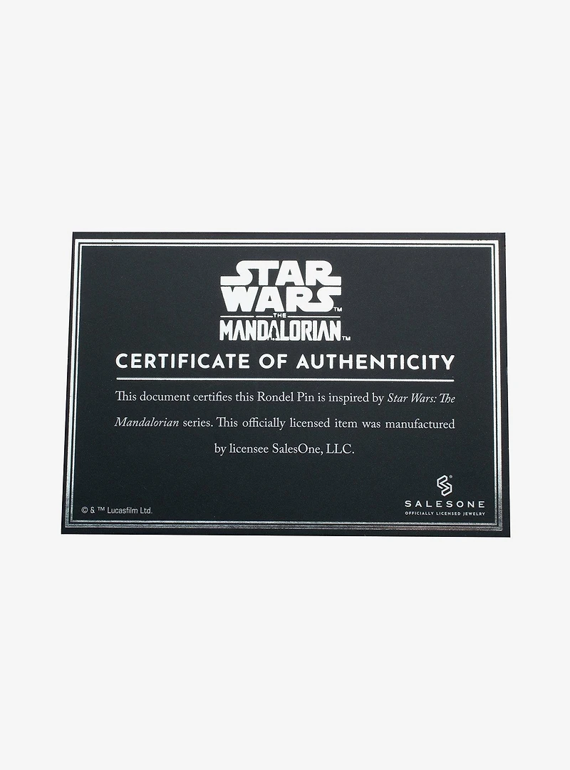 Star wars The Mandalorian Grogu Chest Plate Pin