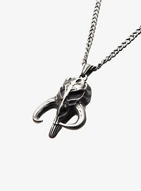 Star Wars Mandalorian Mythosaur Skull Pendant Necklace