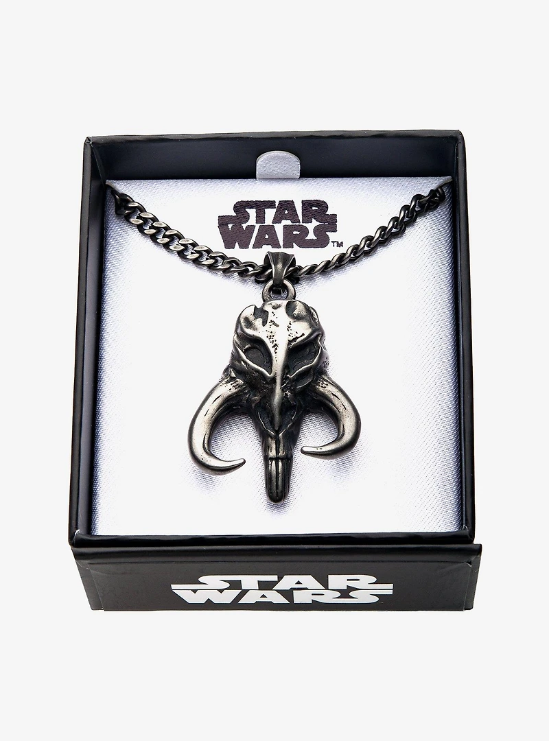 Star Wars Mandalorian Mythosaur Skull Pendant Necklace