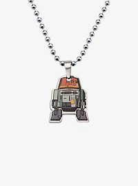 Star Wars Rebels Cut Out Graphic Chopper Kids Pendant Necklace