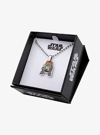 Star Wars Rebels Cut Out Graphic Chopper Kids Pendant Necklace