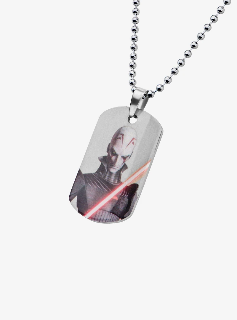 Star Wars Rebels Inquisitor Kids Dog Tag Pendant Necklace