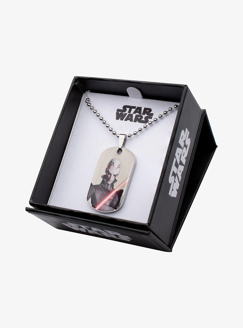 Star Wars Rebels Inquisitor Kids Dog Tag Pendant Necklace