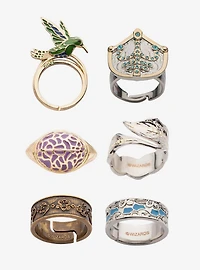 Dungeons and Dragons Adjustable 6-Piece Ring Set