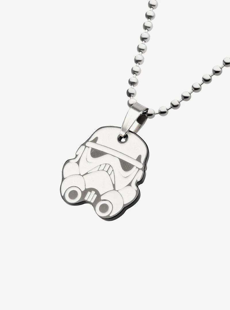 Star Wars Glow Rebels Stormtrooper Kids Pendant Necklace