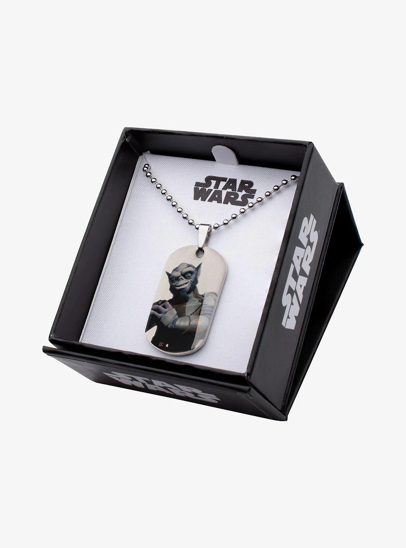Star Wars Rebels Zeb Kids Dog Tag Pendant Necklace
