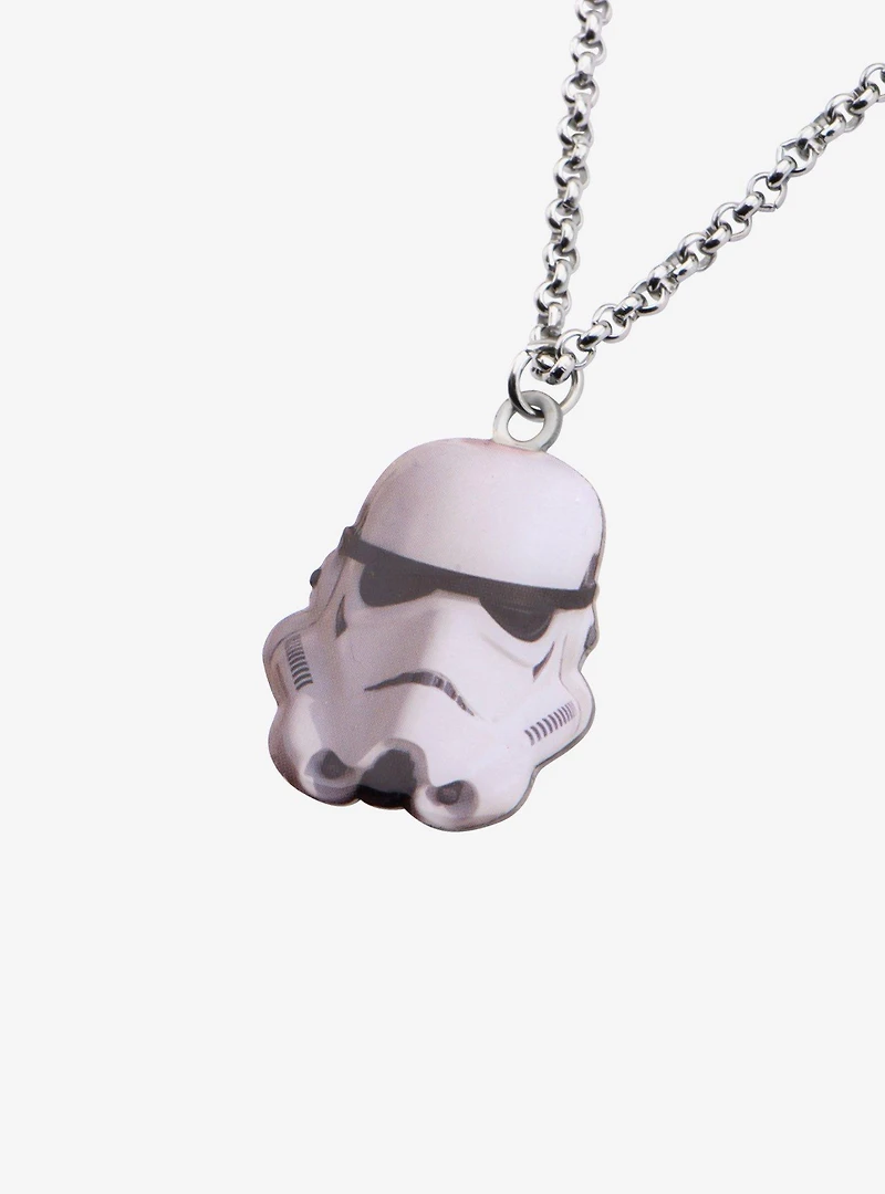Star Wars Cut Out Stormtrooper Pendant Necklace