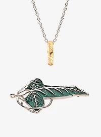The Lord of the Rings Necklace and Frodo's Brooch Set
