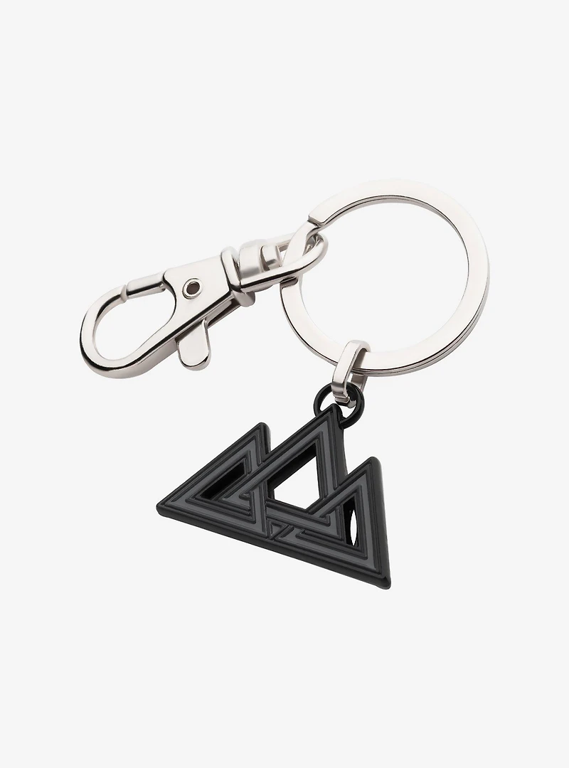 DC Comics Black Adam Triple Triangle Keychain