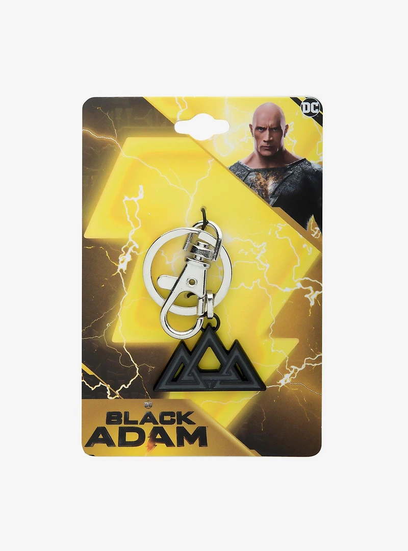 DC Comics Black Adam Triple Triangle Keychain