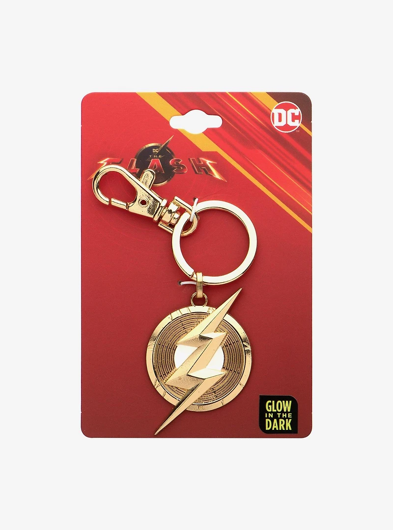 DC Comics The Flash Logo Chest Keychain