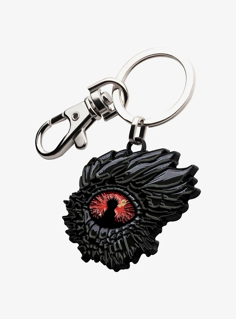 House Of The Dragon Dragon Eye Throne Enamel Keychain