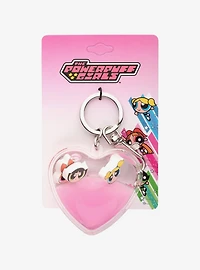 The Powerpuff Girls Charms and Glitter Shaker Keychain