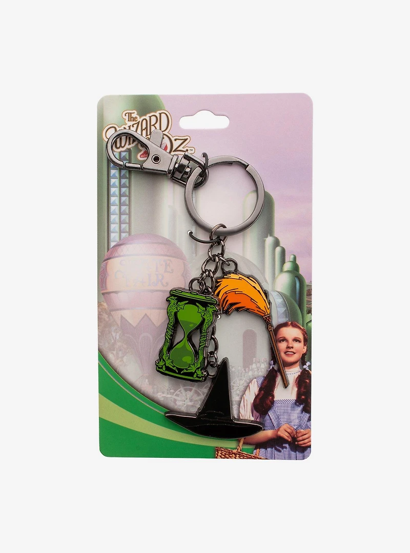 The Wizard of Oz Witch Multi Charm Enamel Keychain