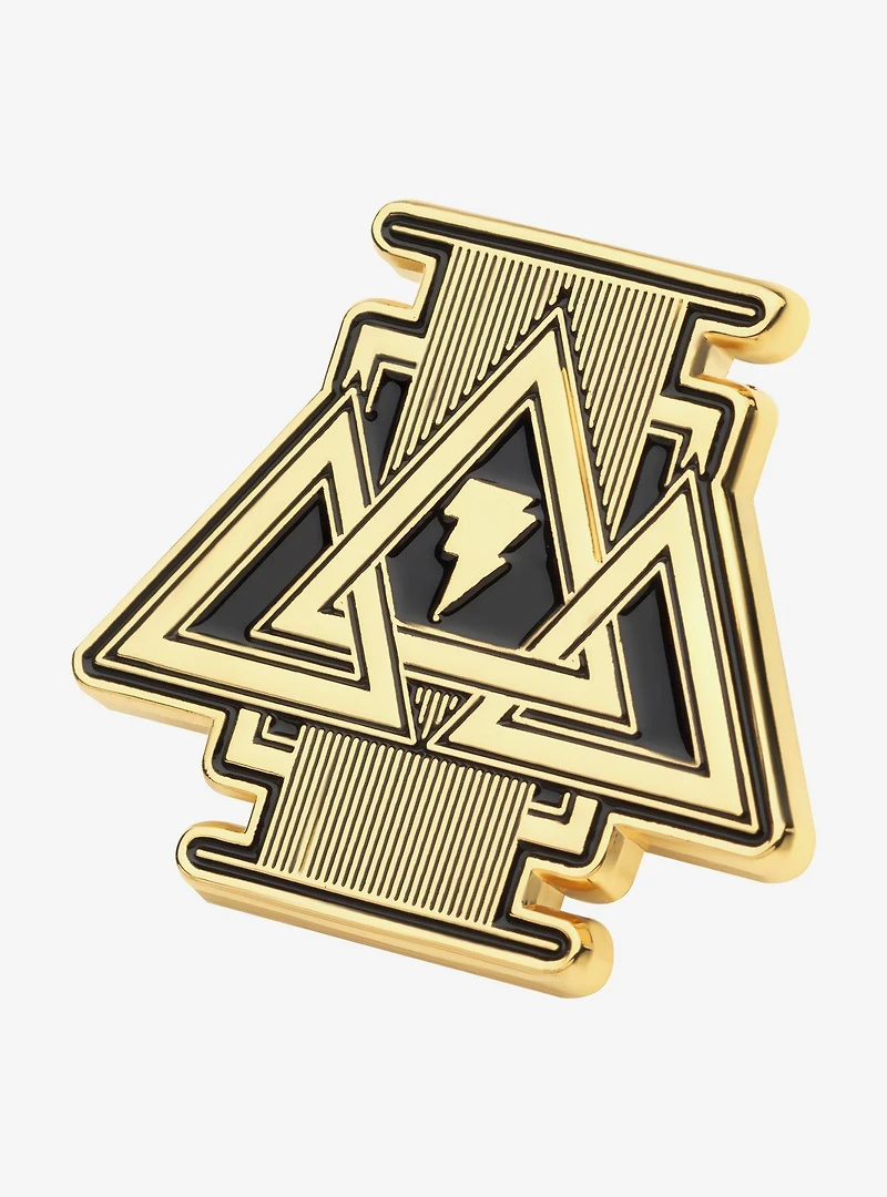 DC Comics Black Adam Triple Triangle Pin