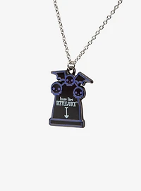 Beetlejuice Tomb Stone Necklace