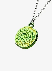 Rick and Morty Portal Spinning Pendant Necklace