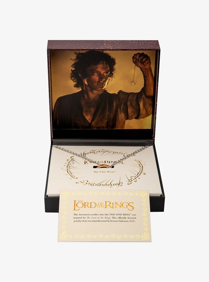 The Lord of the Rings The One Ring In A Chain
