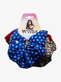 DC Comics Wonder Woman Hair Scrunchie Accessories Set (3pcs)