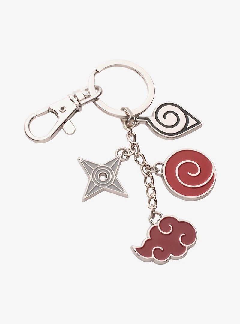 Naruto Cloud Multi Charm Keychain