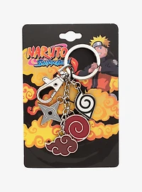 Naruto Cloud Multi Charm Keychain