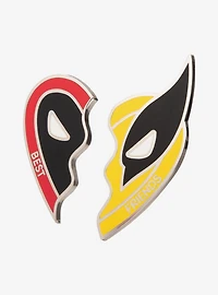 Marvel Deadpool and Wolverine Best Friends Enamel Pin Set