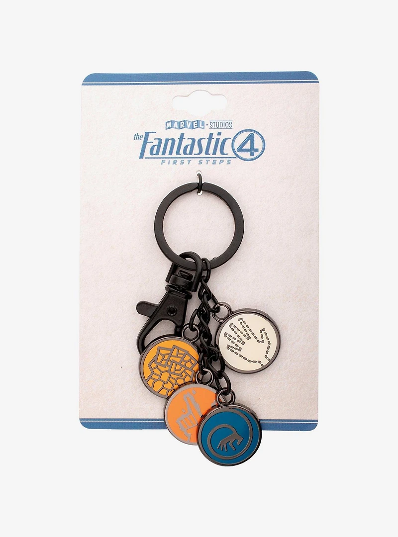Marvel The Fantastic Four: First Steps Movie Enamel Icon Keychain