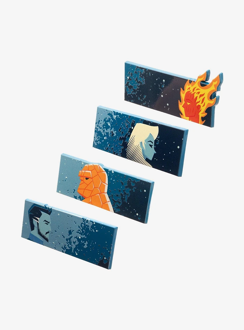 Marvel The Fantastic Four: First Steps Movie Characters Pin Set