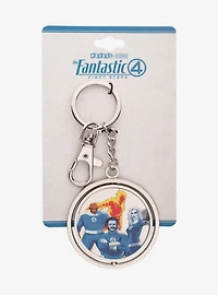 Marvel The Fantastic Four: First Steps Movie Spinning Keychain