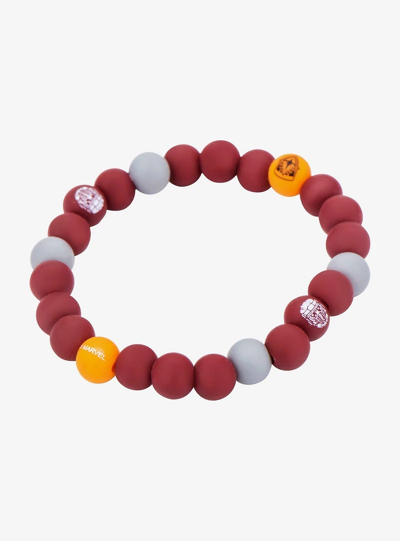 Marvel Guardians of the Galaxy Logo Silicone Beads Bracelet