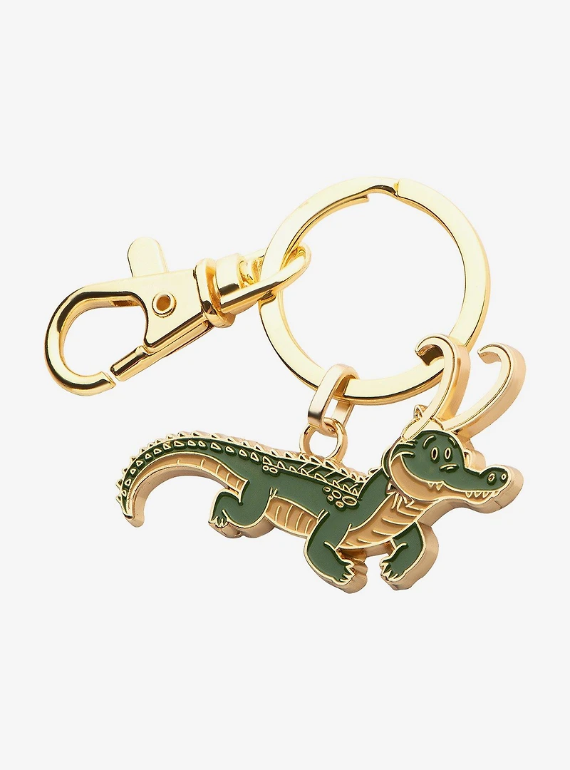 Marvel Loki Alligator Gold Plated Keychain