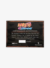 Naruto Tsunades Necklace and Pin Set