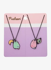 Pusheen Space Best Friends Necklace Set
