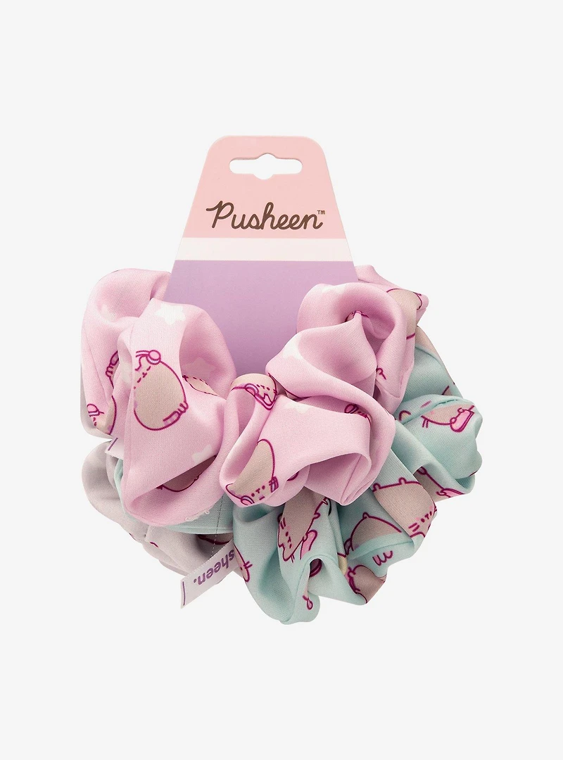 Pusheen Hair Scrunchies Set