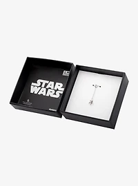 Star Wars The Mandalorian Mythosaur 14Kt White Gold Dangle Charm