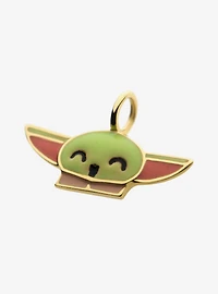 Star Wars The Mandalorian Grogu The Child 14Kt Gold with Enamel Charm