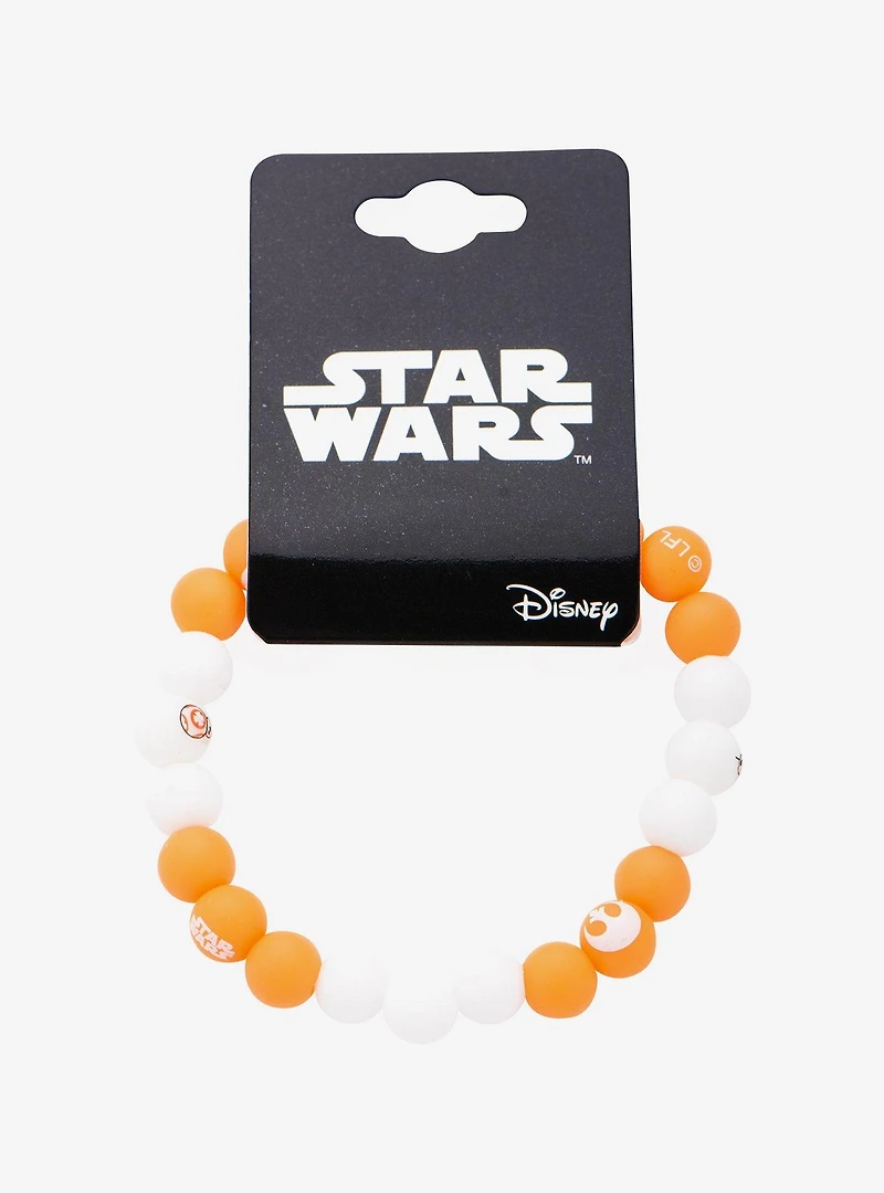 Star Wars Episode 7 BB-8 Silicone Bead Bracelet