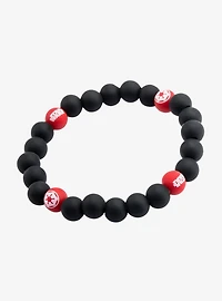 Star Wars Imperial Symbol Silicone Bead Bracelet