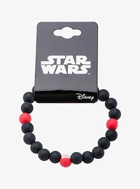 Star Wars Imperial Symbol Silicone Bead Bracelet