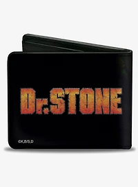 Dr. Stone Senku Ishigami Ray of Despair Hope Pose Logo Bifold Wallet