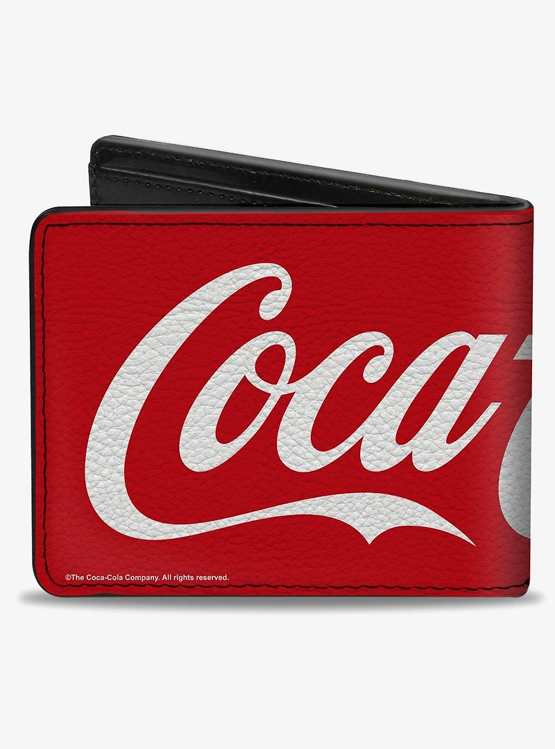 Coca-Cola Coca Cola Coke Script Logo Stretch Bifold Wallet