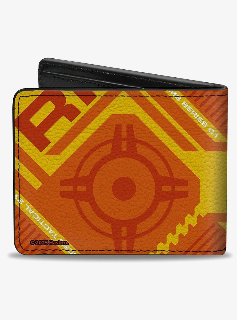 Nerf Text and Target Icon Bifold Wallet