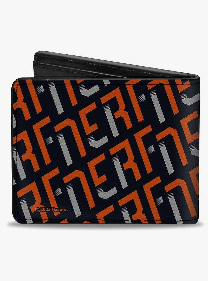 Nerf Team Nerf Icon and Text Collage Bifold Wallet