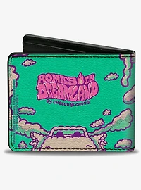 Cheech and Chong Homies in Dreamland Pose with Homies Bifold Wallet