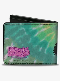 Cheech and Chong Homies in Dreamland Smoking Tie Dye Bifold Wallet